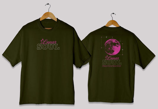 Lunar Soul Oversized T-Shirt – Aesthetic Moon Graphic Tee Pakistan