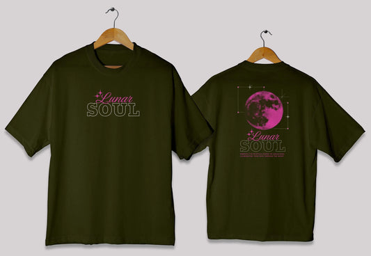 Lunar Soul Oversized T-Shirt – Aesthetic Moon Graphic Tee Pakistan