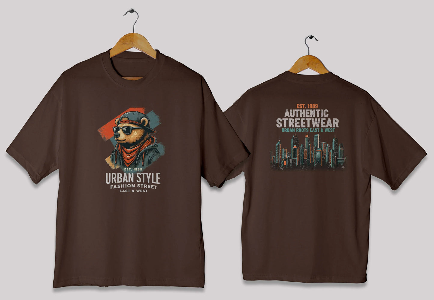 Urban Style Bear Oversized T-Shirt – Authentic Streetwear Graphic Tee Pakistan