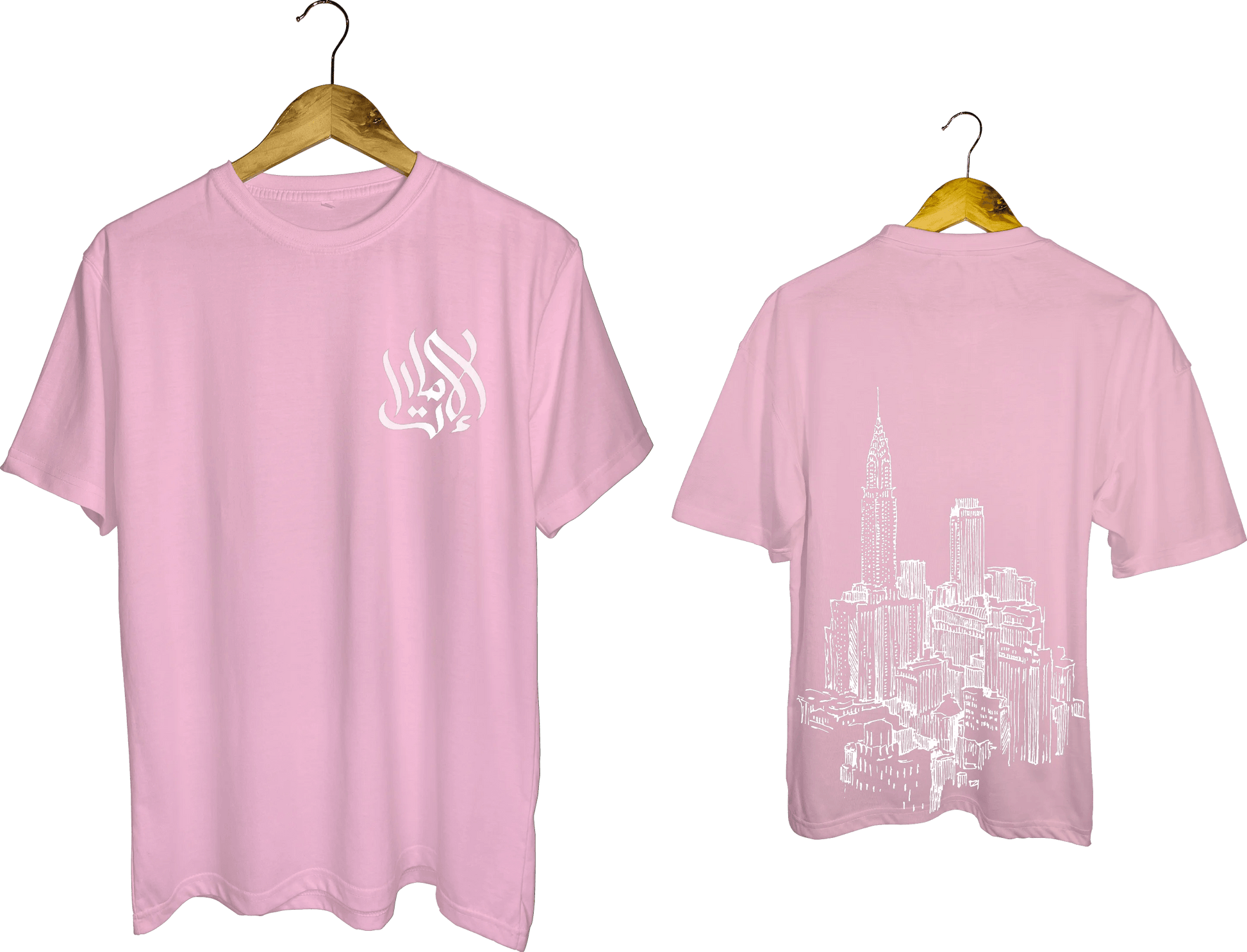 Arabic Calligraphy & Cityscape Tee - My Store