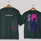 SAMURAI – Blade Hunter Oversized T-Shirt | Neon Katana Graphic Tee
