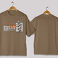 Break the rules typography oversized t-shirt in [cofee] for men and women in Pakistan with statement print
