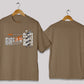 Break the rules typography oversized t-shirt in [cofee] for men and women in Pakistan with statement print