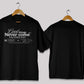 Comfort zone quote oversized t-shirt in [black] for men and women in Pakistan with inspirational typography