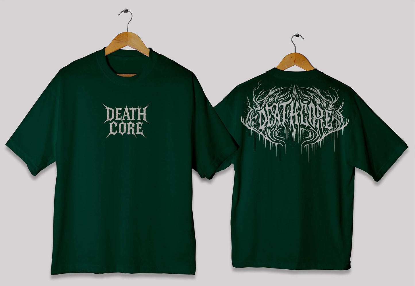 Death Core Oversized T-Shirt – Dark Graphic Streetwear Tee Pakistan