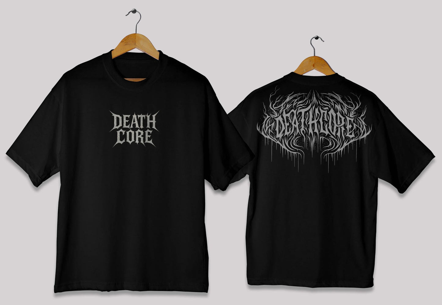 Death Core Oversized T-Shirt – Dark Graphic Streetwear Tee Pakistan