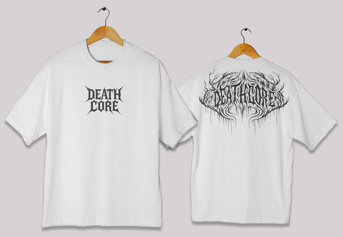 Death Core Oversized T-Shirt – Dark Graphic Streetwear Tee Pakistan