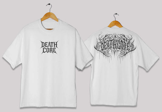Death Core Oversized T-Shirt – Dark Graphic Streetwear Tee Pakistan