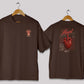Heart Beats – 99 BPM Oversized Drop-Shoulder T-Shirt