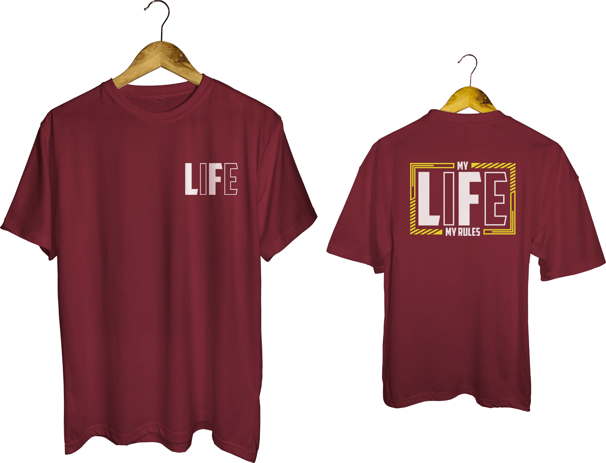 My Life, My Rules Statement Tee - My Store