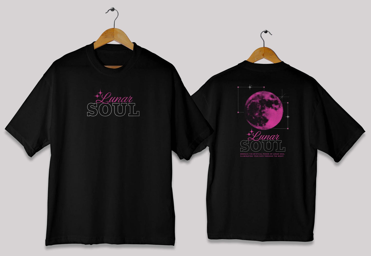 Lunar Soul Oversized T-Shirt – Aesthetic Moon Graphic Tee Pakistan