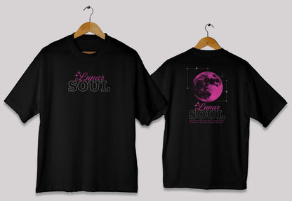 Lunar Soul Oversized T-Shirt – Aesthetic Moon Graphic Tee Pakistan