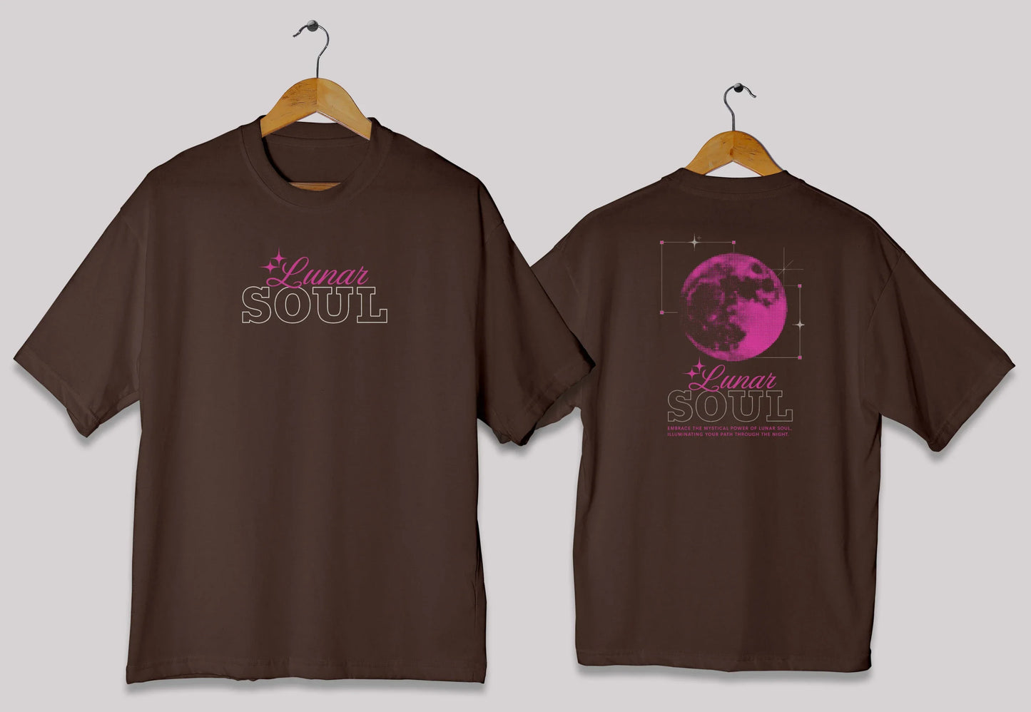 Lunar Soul Oversized T-Shirt – Aesthetic Moon Graphic Tee Pakistan