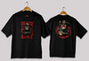 Punk cat graphic oversized t-shirt in black color for men and women in Pakistan with bold illustration design